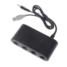 USB адаптер конвертер 4 порта игровой аксессуар для GameCube GC контроллер nintendo Switch wii U PC