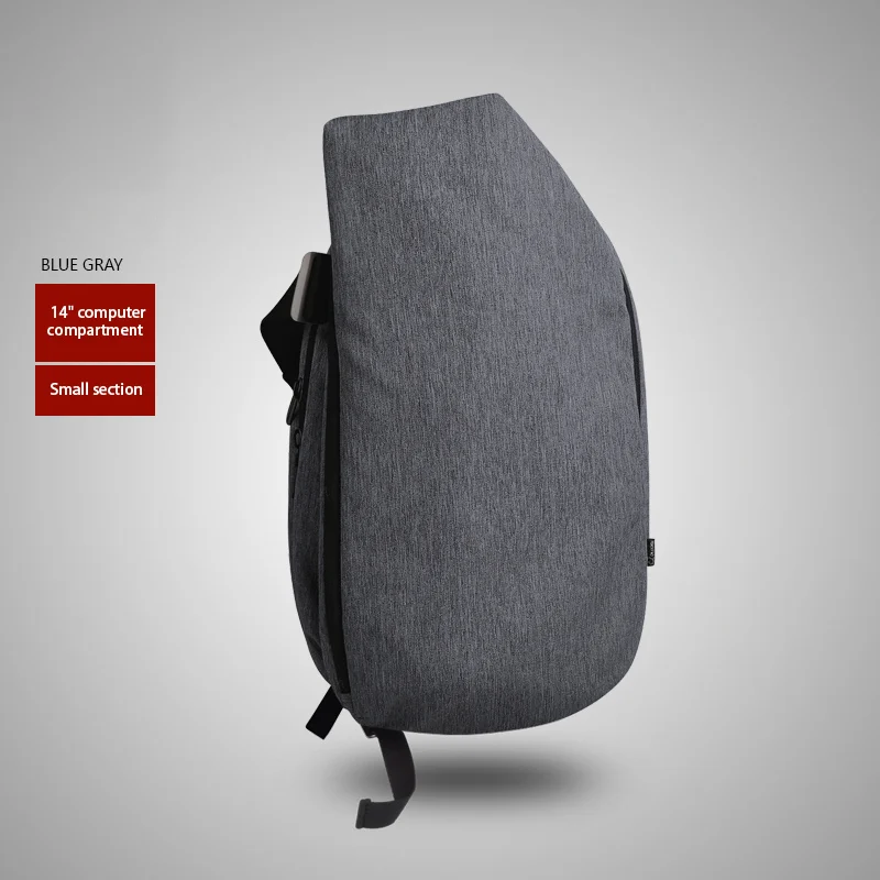 Blue Gray CAI, маленький рюкзак 8 цветов, 14 дюймов, сумка для ноутбука, для пары, водонепроницаемый чехол, рюкзак для мужчин и женщин, школьные сумки для книг, подростковые 09097 - Цвет: Blue Gray