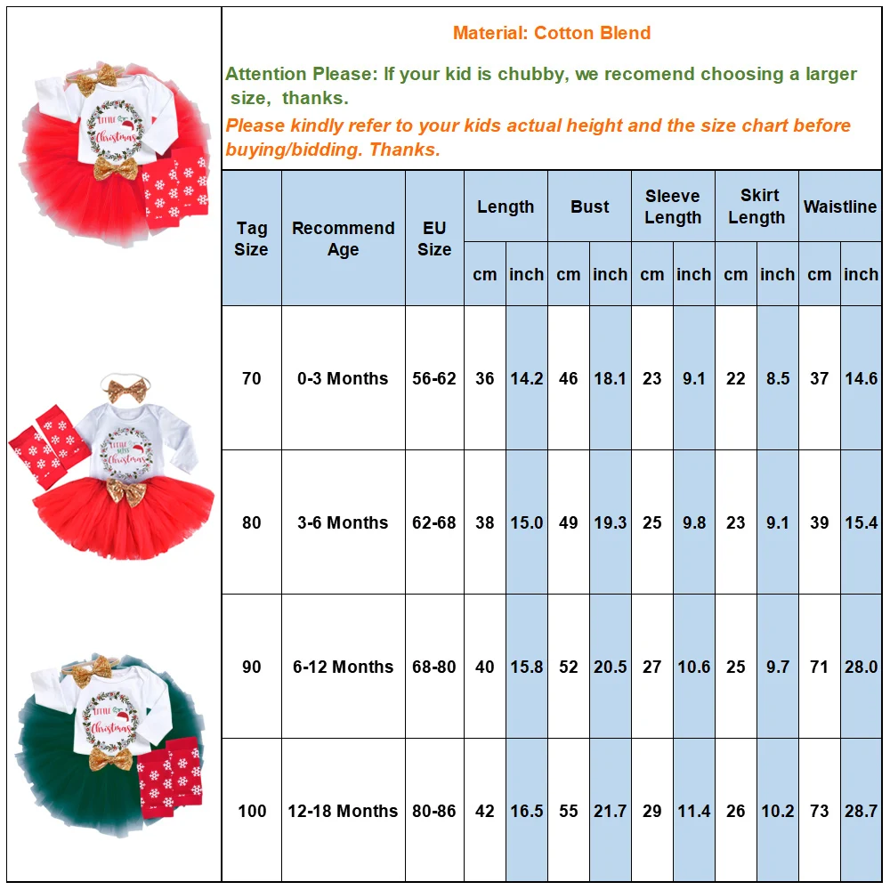 Мой первый Рождественский комплект одежды для девочек, одежда для новорожденных боди с надписью+ юбка+ наколенники, одежда для маленьких девочек коллекция года, зимняя теплая одежда, D30