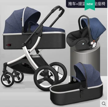 

High landscape baby stroller can sit and lie two-way shock absorber lightweight folding newborn child baby stroller