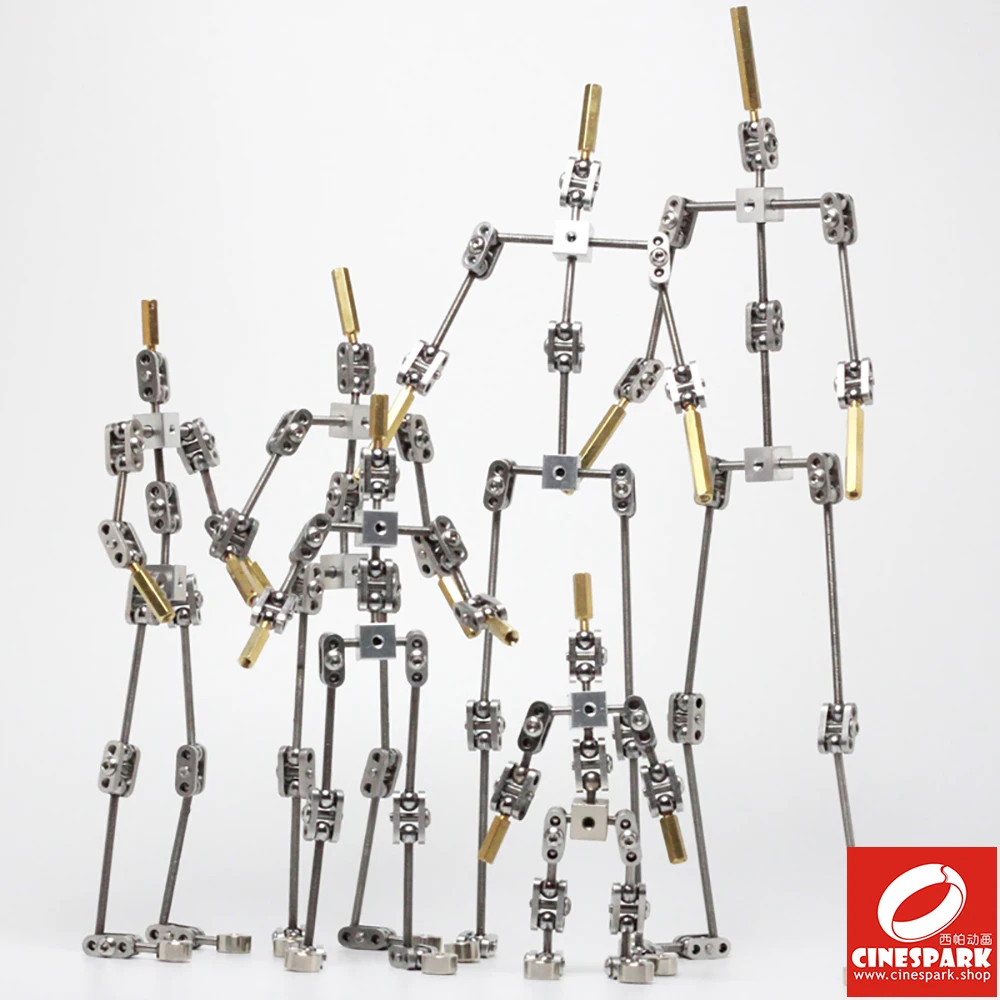 stainless steel. stop motion or just fun Model Armature kit for animation 