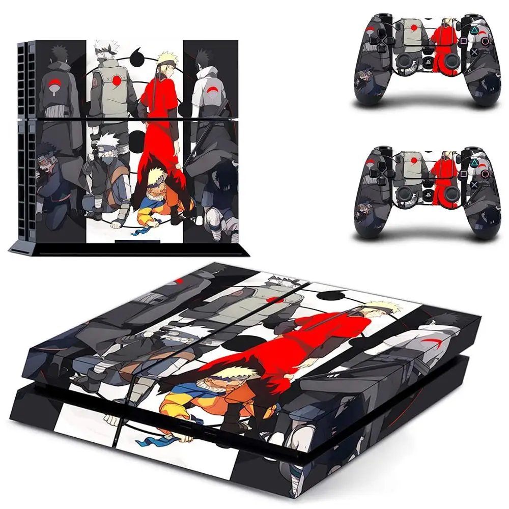 

Anime Naruto Full Cover Faceplates PS4 Skin Sticker Decal For PlayStation 4 Console & Controllers PS4 Skin Sticker Vinyl