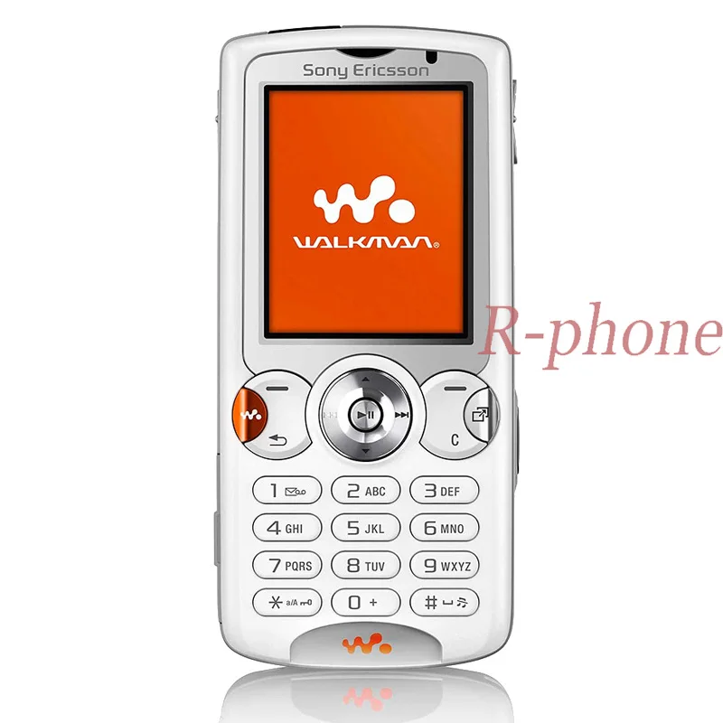Отремонтированный сотовый телефон Sony Ericsson W810 Bluetooth 2 МП разблокированный W810i