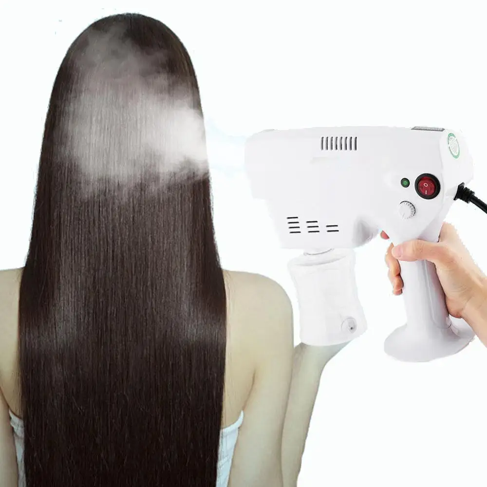 

Hairdressing Supplies Blue Light Nano Anion Sprayer Oil Treatment Hair Care Machine for Home Beauty EU Plug 220-240V Hair