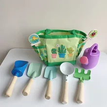 

Children Beach Toys 8 Pcs Potted Planting Tools Summer Digging Sand Tool with Shovel Water Game Play Outdoor Toy Set