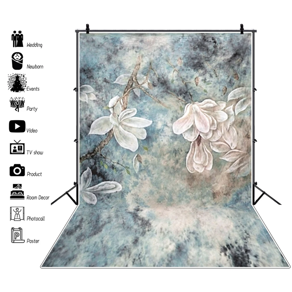 Laeacco Baby Shower Photozone фон фотография задник ПОРТРЕТНАЯ ФОТОГРАФИЯ для новорожденных и