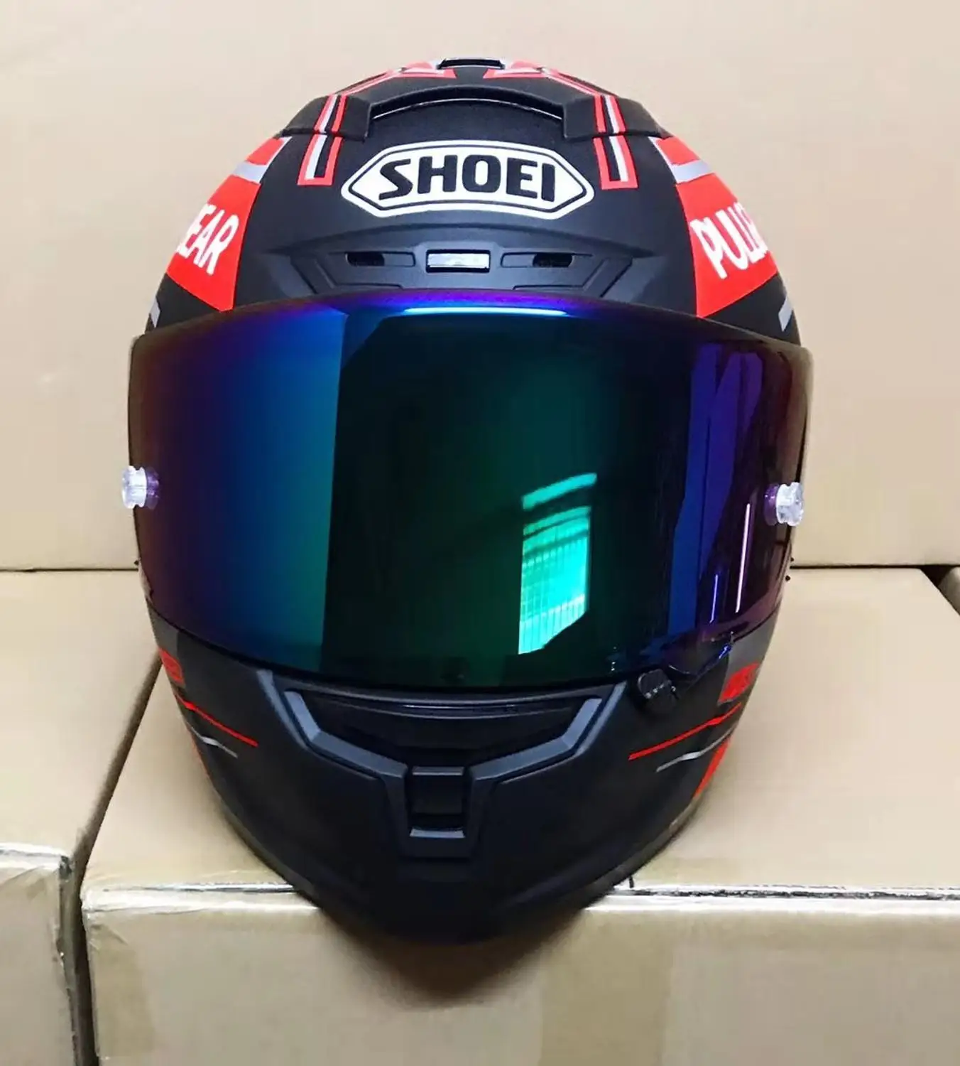 Новинка, мотоциклетный шлем с открытым лицом и двойными линзами X14, мотоциклетный шлем с медвежонком, мотоциклетный гоночный шлем - Цвет: A9