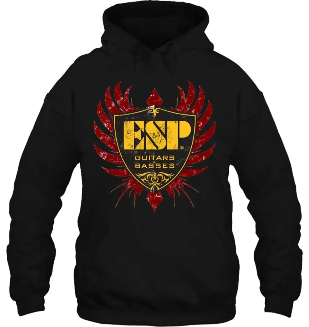 Men Hoodie New ESP Guitars Basses Men&amp Black Size S 3XL Cheap Sale Women Streetwear |
