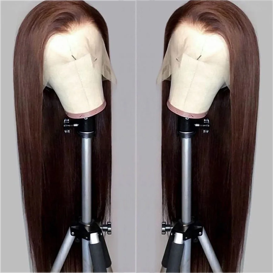Lace Front Wigs Miss Rola Brazilian Straight Human Hair 4X4 Lace Closure