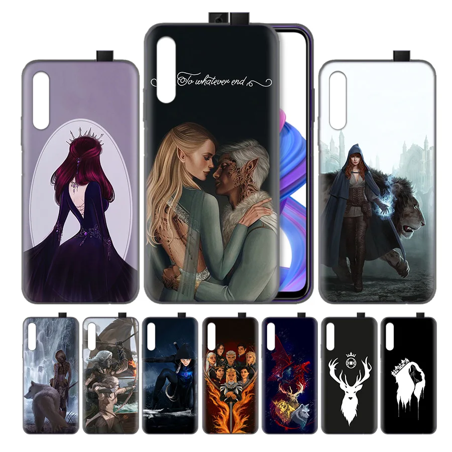 

Silicone Case Cover for Huawei Honor 8X 8C 8A 8S 9X 10 20 20i V20 Play Y5 Y7 Y9 Lite Pro Prime 2019 Nova 4e Throne Of Glass