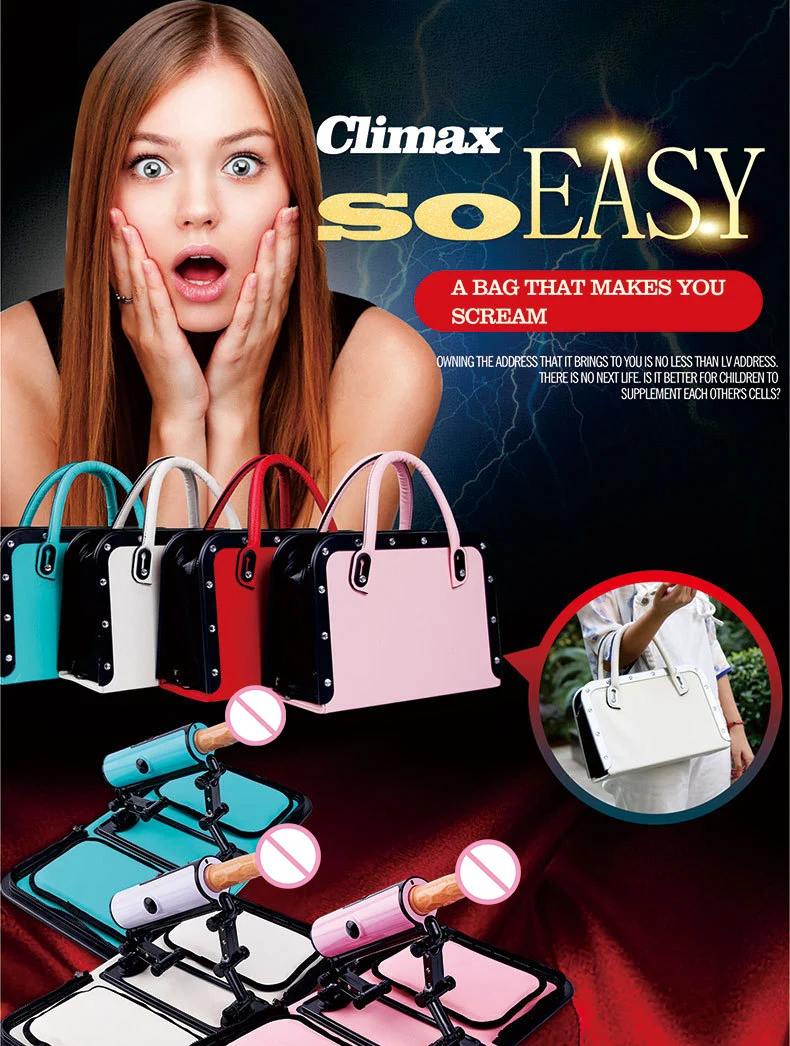 Handbag Sex Machine Vibration Dildo Portable Automatic Vibrator Gun Sex  Machines | eBay