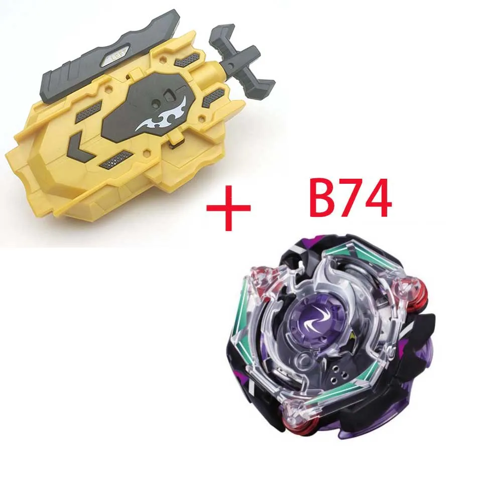 Beyblade Burst B129 CHO-Z VALKYRIE. Z. Ev с левым и правым двухсторонним пусковым устройством, металлический бустер, топ стартер, гироскоп, спиннинговая игрушка для боя - Цвет: B74