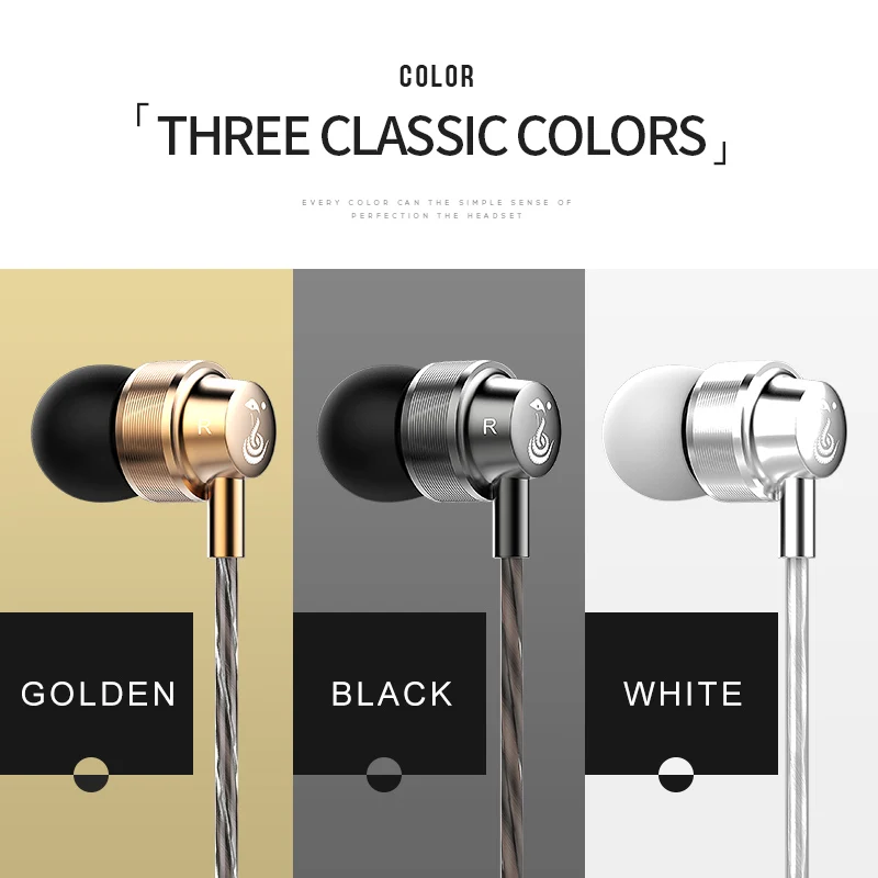 

HOLY SERPENT H5 Balanced Armature 3.5mm In Ear Earphone Hybrid Driver HiFi Metal Earphone Earplug Headset with Mic Earphones