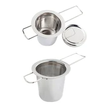 Многоразовая сетка из нержавеющей стали для заварки чая чайное ситечко, заварник для заваривания чайных листьев, фильтр для специй, посуда для напитков, кухонные аксессуары, чайный горшок, чайная посуда