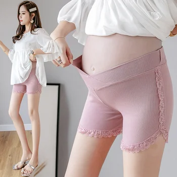 

8916# Summer Thin Cotton Maternity Underwear with Lace Low Waist Underpants for Pregnant Women Pregnancy Safety Knickers Pants