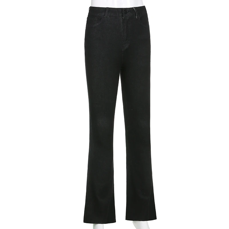 Black Flare Jeans (12)