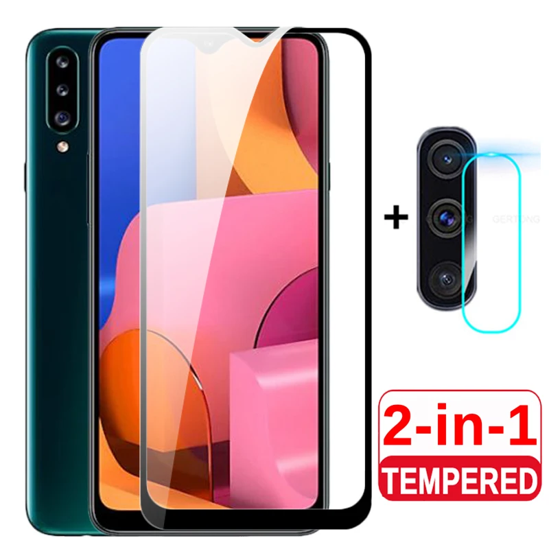 

2 in 1 3D Protective Glass For Samsung Galaxy A20S Camera Tempered Glass on Samsun A20 A 20 A 20s A20S S 20 Protector Phone Film