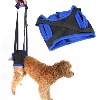 

CN Adjustable Dog Lift Harness Belt For Back Legs Pet Old Dogs Leash Aid Assist Kit Pet Support Sling Help Weak Legs Stand U #7