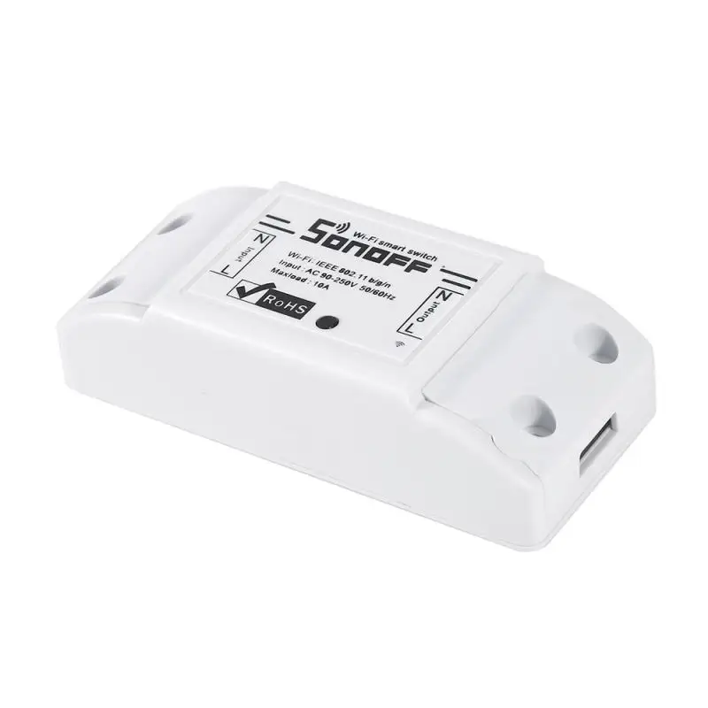 Sonoff Basic R2 Wifi DIY умный беспроводной пульт дистанционного управления Domotica светильник-контроллер умный модуль для работы с Alexa Google Home eWeLink