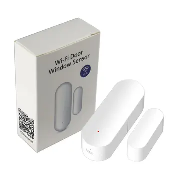 

Best Quality Tuya Wifi Smart Door Magnetic Detector Real Time Monitoring Open The Window For Ventilation Voice View 1 Set