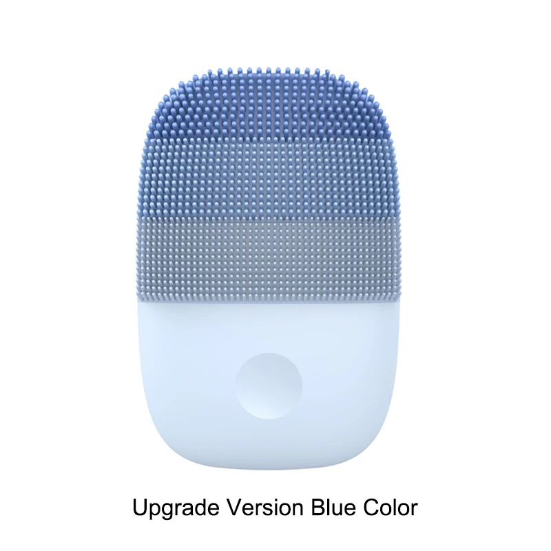 Blue Color Inface Facial Cleansing Brush Upgrade Version Electric Sonic Silicone Face Brush Deep Cleansing Facial Cleanser - Цвет: Blue Color