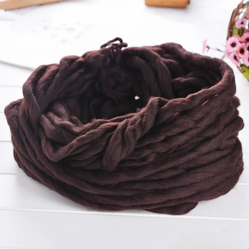 Толстые пряжи DIY рука ровинг вязаное одеяло мягкая мериносовая шерстяная пряжа ручной вязки прядения крючком украшения дома