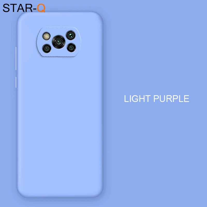 thumbnail image 1 of New Full Cover Liquid Silicone Phone Case For Xiaomi Poco X3 Nfc M2 F2 Pro X2 global Original Soft Protective Back Covers Cases, 1 of 5
