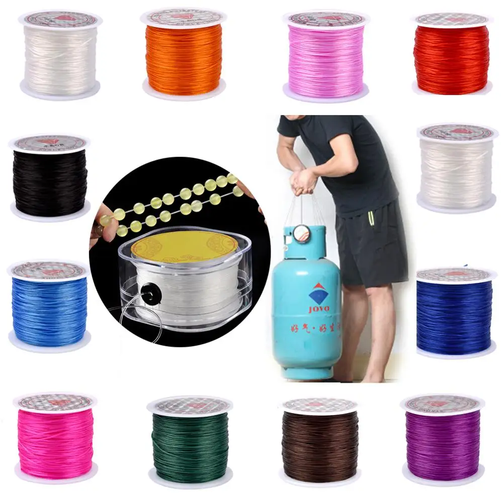 

393inch/Roll Strong Elastic Crystal Line For DIY Bracelet Necklace Beading Stretch Thread Cords String Jewelry Making Supplies