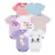 2019 7 шт./лот baby girl boys footies комбинезон roupas de bebe recien nacido baby girl ropa 3 6 9 12 месяцев одежда для новорожденных