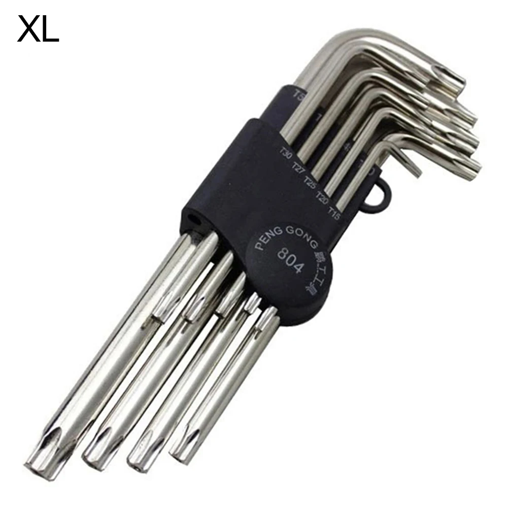 9 шт PengGong Torx l образный шестигранный ключ прочный гаечный для ремонта велосипеда