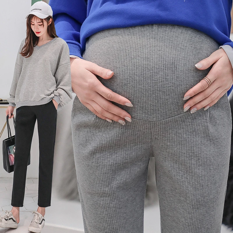 Tradicion desbloquear Arcaico Pantalones para mujeres embarazadas ropa exterior primavera 2019 nuevo  estilo moda Color sólido hilo Leggings versátiles ajuste Delgado mujeres  embarazadas Ma|Vestidos| - AliExpress