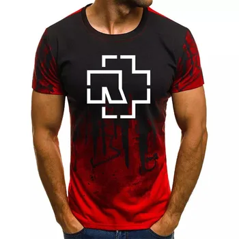 

Mens Short Sleeve T-shirt 3D Print O-neck High Quality Gym Fitness Workout Hip Hop Tshirt Black Summer Tops Streetwear