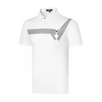 

2020new spring men golf shirt short sleeve quick dry turndown collar golf clothing TA