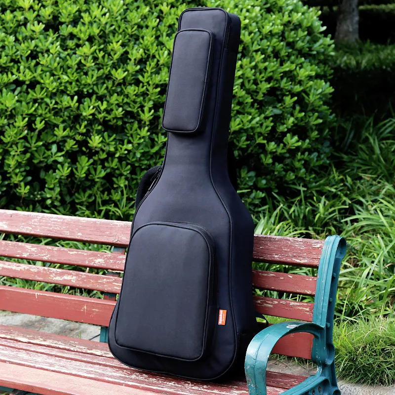 Чехол-сумка для акустической классической гитары 40/41 дюйма черный рюкзак с