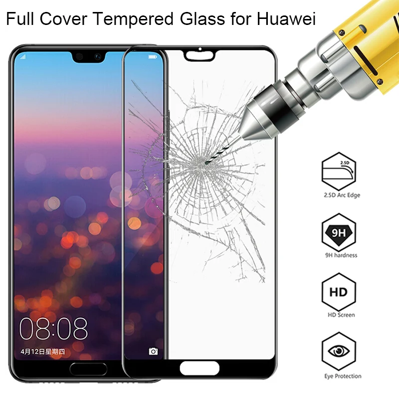 Screen Protective Glass for Huawei P30 P20 P20pro P20lite Full Cover Crystal Tempered Glass for huawai P20 P30 Lite Protection