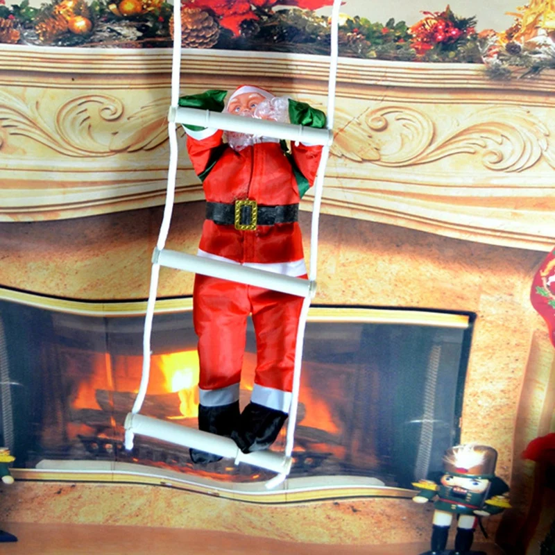 

Christmas Pendant Ladder Christmas Santa Claus Doll Tree New Year Decorations Drop Ornaments