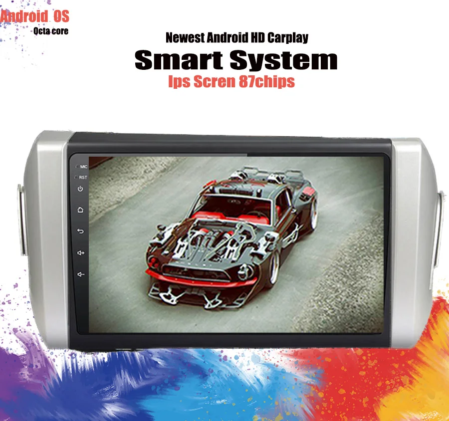 Flash Deal 2 din Android 9.1 4G+64G car dvd for Toyota INNOVA 2015 2016 2018 2019 9