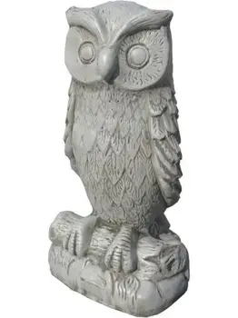 

Decorative figure garden Owl 40cm. Concrete-Lifelike stone Moss