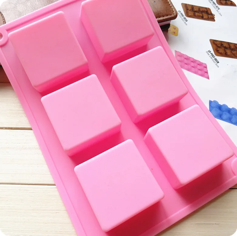 

Customizable All Types of Silicone Cake Mold Mould Square Quadrel 5*5*2.5 Cm Handmade Soap Cold Process Soap Mode