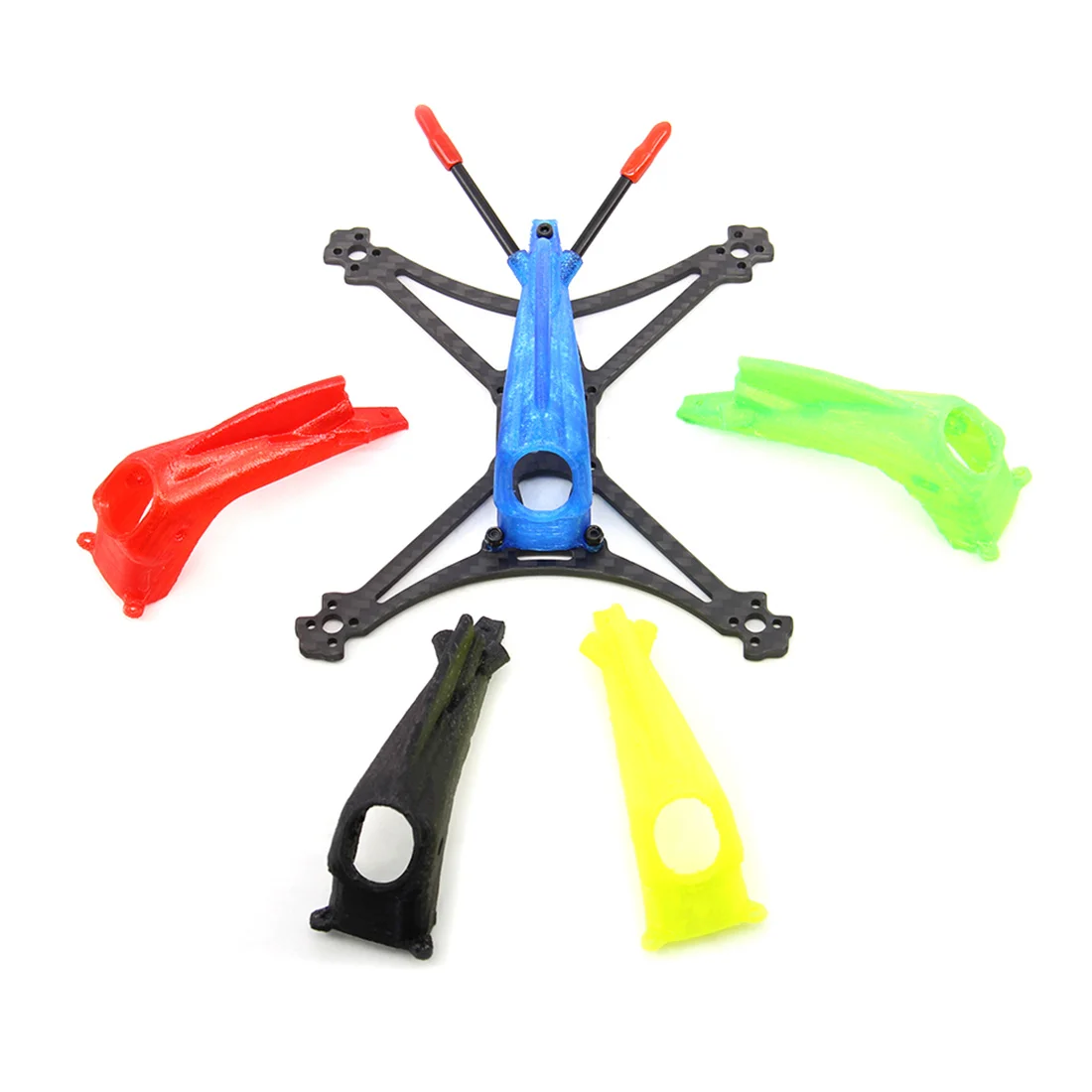 

Hot HGLRC Toothpick Parrot132 Carbon Fiber Frame Kit for RC Drone FPV Racing Accessories 3inch Support camera 14X14mm