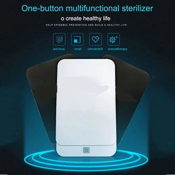 

Double Portable UV Sterilizer Cleaning Box Personal Care Ultraviolet Disinfector Cabinet for Phone Watch Masks Cleaner