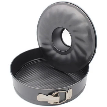 

7 Inch Non-Stick Lock Cake Pan Carbon Steel Springform Pan Pumpkin Pan Bakeware Cake Baking Moulds Kitchen Accessories