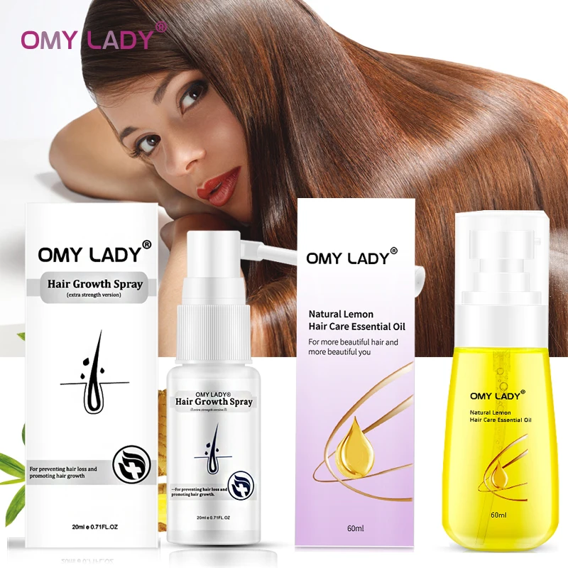 Cheap Spray Hair-Growth OMYLADY Hair-Essential-Oil Hairlines Damaged-Hair Natural Repair Deep-Nourish jYQOMl5m6xw