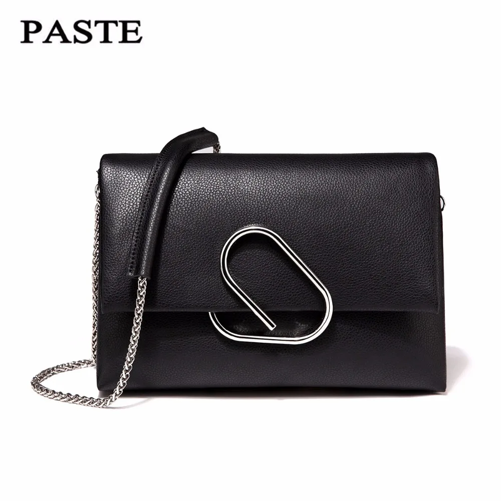  Free Shipping PASTE Shoulder Bag 100% Soft Genuine Leather OL Style Women's Handbags Ladies Bolso S - 4000180553580