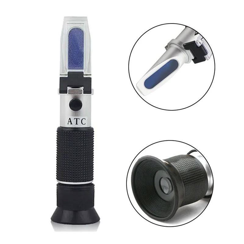 Aquaculture Seawater Refractometer Salinity Meter Salt Specific Gravity Tester Seawater Hydrometer for Marine Aquaculture