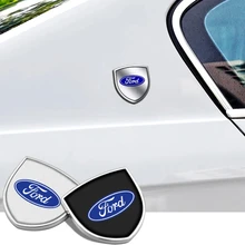 

Car Shield Metal Door Sticker Badge Trunk Decor Custom Decal For Ford Focus 2 3 4 Fiesta Mondeo Fusion Kuga Ranger Ecosport