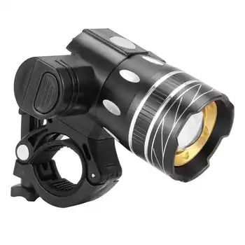

Waterproof led light outdoor Portable USB Rechargeable Bicycle Light IPX6 Waterproof LED Variable&#8209 Zoom Headlight