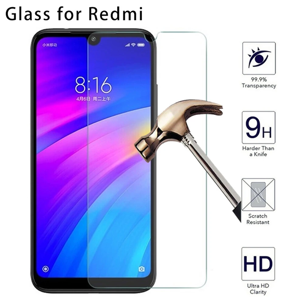 Закаленное стекло для xiaomi redmi note 9s 8t 8 7 6 pro защита экрана телефона 8A 7A 6A защитная