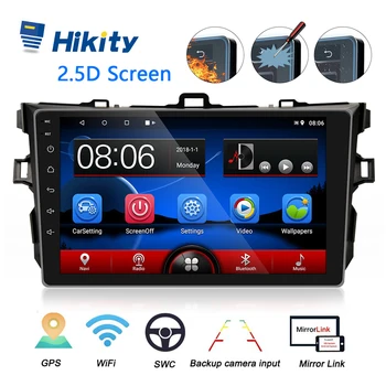 

Hikity 9" Car Multimedia Player Andriod GPS Navigation 2 Din Autoradio For 2007 2008 2009 2010 2011 2012 Toyota Corolla Monitor