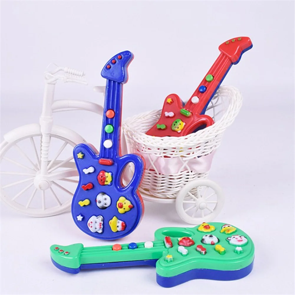 Прекрасный мультфильм животных пластиковая электронная гитара для детей чехол для телефона Muse игрушка подарок